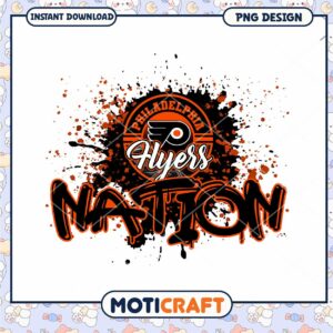 Philadelphia Flyers Nation PNG Design for Fans Download