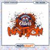 Edmonton Oilers Nation PNG Graphic Instant Download Design