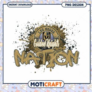 Las Vegas Golden Knights Nation PNG Artwork Download