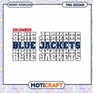 Columbus Blue Jackets SVG Design for Instant Download