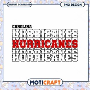 Carolina Hurricanes PNG Design for Instant Download