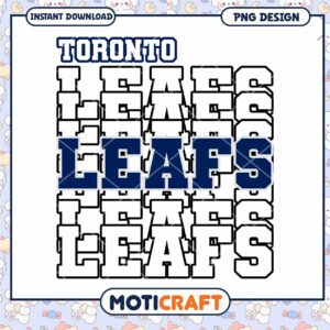 Toronto Leafs Bold PNG Design for Instant Download