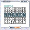 Seattle Kraken Sports Team PNG Design for Fans