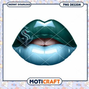 Stylish Glossy Lips PNG Design for Instant Download