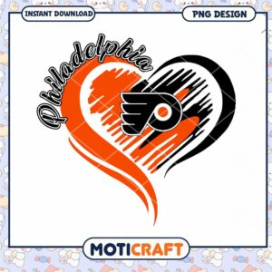 Philadelphia Flyers Heart Design PNG Downloadable Art Philadelphia Flyers Heart Design PNG Downloadable Art