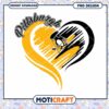 Pittsburgh Penguins Heart Design Instant Download PNG