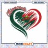 Minnesota Wild Heart PNG Design Instant Download Art