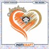 Anaheim Ducks Heart Design PNG Instant Download Art