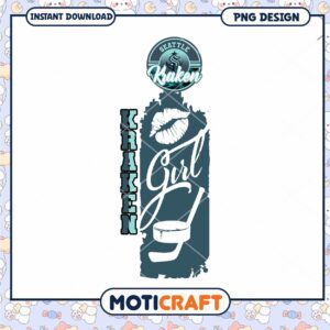 Seattle Kraken Girl PNG Design for Hockey Fans