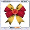 Calgary Flames Team Bow PNG Instant Download Design