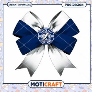 Tampa Bay Lightning Bow PNG Instant Download Design Gift