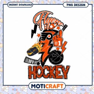 Exciting Flyers Hockey PNG Design for Sports Fans Exciting Flyers Hockey PNG Design for Sports Fans
