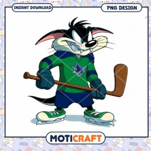 Cartoon Hockey Character PNG Download for Instant Use