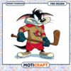 Hockey Cartoon Character PNG Design for Instant Download
