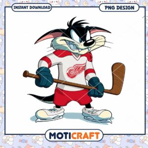 Cool Cartoon Hockey Character PNG Instant Download Design Cool Cartoon Hockey Character PNG Instant Download Design