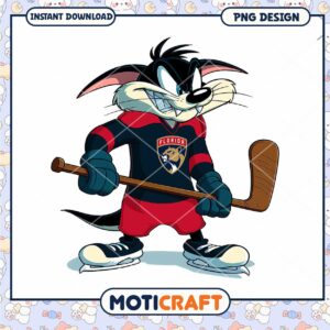 Florida Panthers Hockey Cartoon Character PNG Download