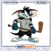 Hockey Themed Cartoon Character PNG Instant Download Art