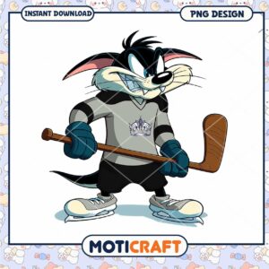 Hockey Themed Cartoon Character PNG Instant Download Art Hockey Themed Cartoon Character PNG Instant Download Art