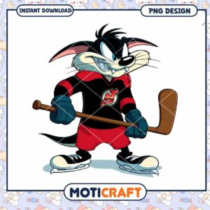Hockey Character PNG Design for Instant Download Fun