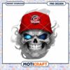 Carolina Hurricanes Skull Hat PNG Design Instant Download