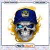 St Louis Blues Skull Cap Design Instant Download PNG