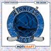 Winnipeg Jets Skull Design PNG Instant Download Graphic