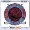 Colorado Avalanche Skull Logo PNG Instant Download Design
