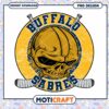 Buffalo Sabres Skull Hockey PNG Digital Download Design
