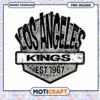 Los Angeles Kings Vintage Logo PNG Instant Download Design