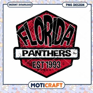 Florida Panthers Logo Design PNG Instant Download Art