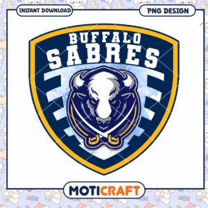 Buffalo Sabres Logo PNG Design Instant Download Graphic