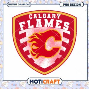 Calgary Flames Logo PNG Instant Download Design File
