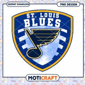 St Louis Blues Logo Design Instant Download PNG File