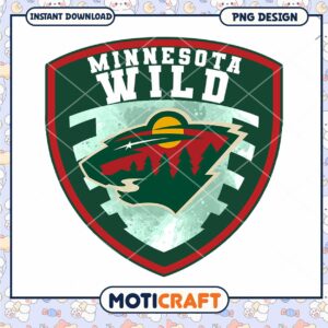 Minnesota Wild Logo PNG Design for Instant Download