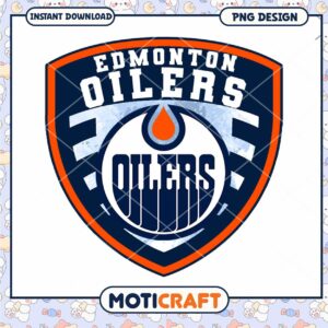 Edmonton Oilers Logo Design Instant Download PNG File