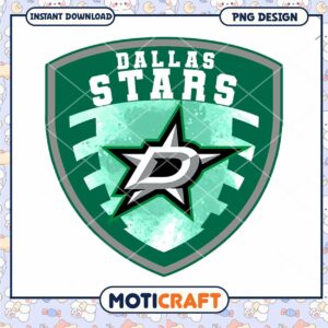 Dallas Stars Team Logo PNG Instant Download Design