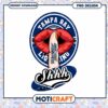 Tampa Bay Lightning Shhh Lips PNG Instant Download Design