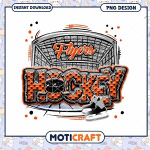 Flyers Hockey PNG Design for Fans Instant Download
