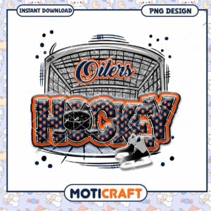 Edmonton Oilers Hockey PNG Design for Instant Download Edmonton Oilers Hockey PNG Design for Instant Download