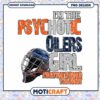 Psychotic Oilers Girl PNG Design for Hockey Fans Download 1 Psychotic Oilers Girl PNG Design for Hockey Fans Download