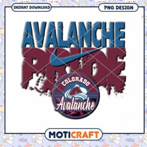 Colorado Avalanche Pride PNG Instant Download Design