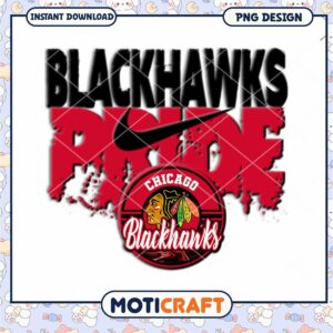 Chicago Blackhawks Pride PNG Design Instant Download Art