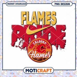 Calgary Flames Pride Instant Download PNG Design