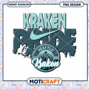 Seattle Kraken Pride PNG Design for Fans and Merchandise