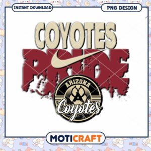 Coyote Pride PNG Design for Arizona Sports Fans
