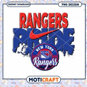 New York Rangers Pride PNG Instant Download Design