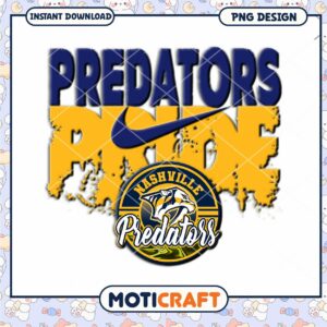 Nashville Predators Pride PNG Instant Download Design
