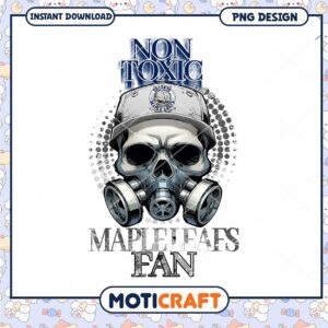 Non Toxic Maple Leafs Fan PNG Graphic Design Download