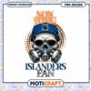 Islanders Fan Non Toxic Skull PNG Design Download
