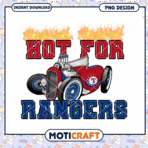 Texas Rangers Hot Rod PNG